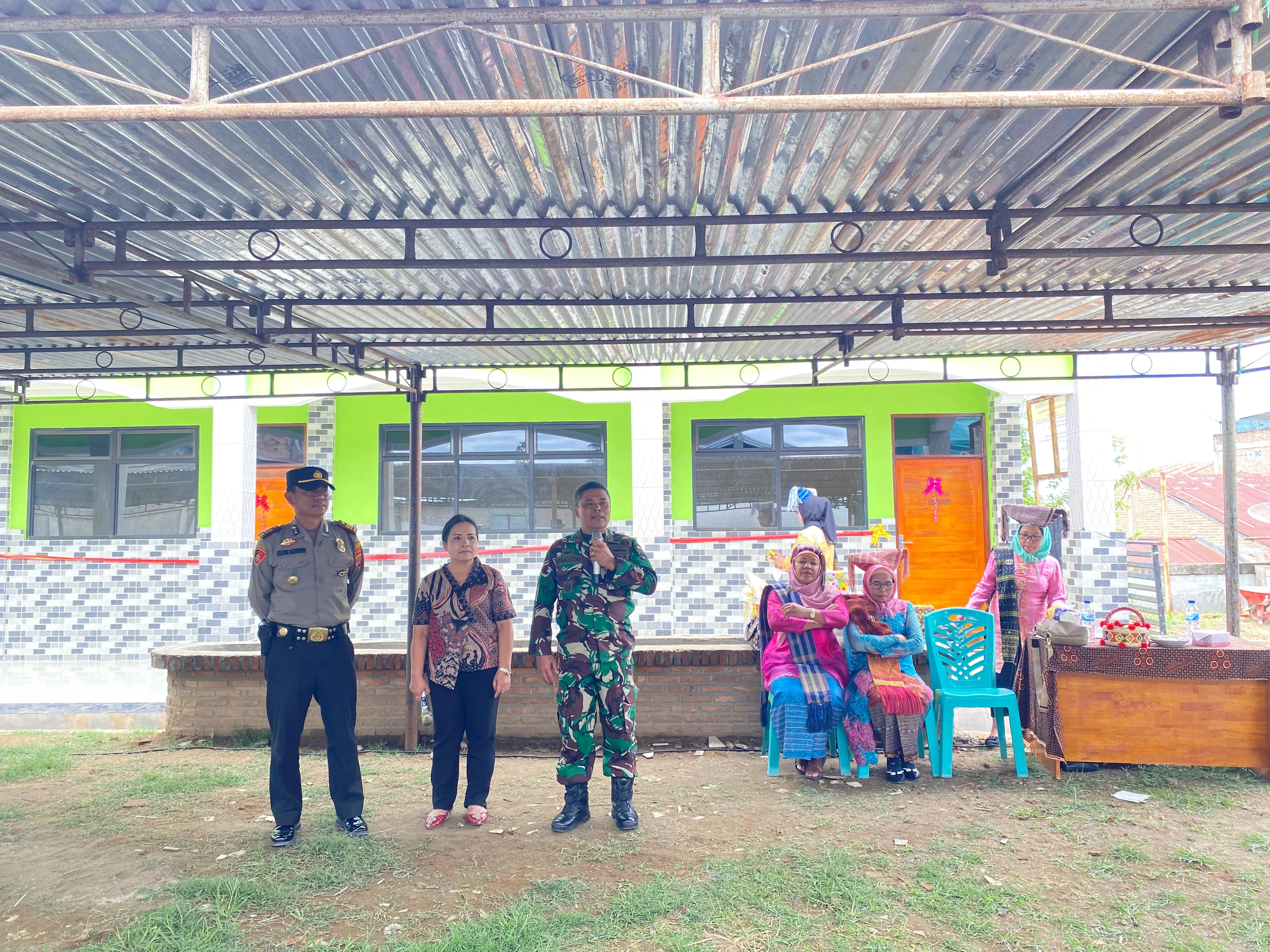 Danramil 12/Saribu Dolok Peresmian Gedung Madrasah Dan Tk Baitur Rahman Saribu Dolok