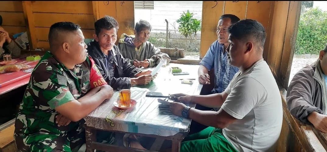 Bincang Santai, Jaga Hubungan Baik Babinsa Komsos Dengan Warga Binaan