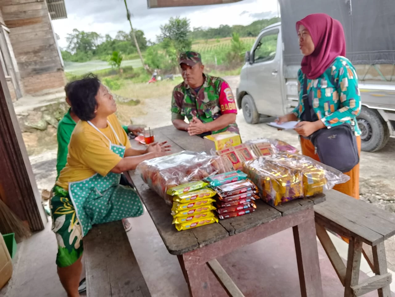 Peran Aktif Babinsa Komsos dengan Warga Binaan 