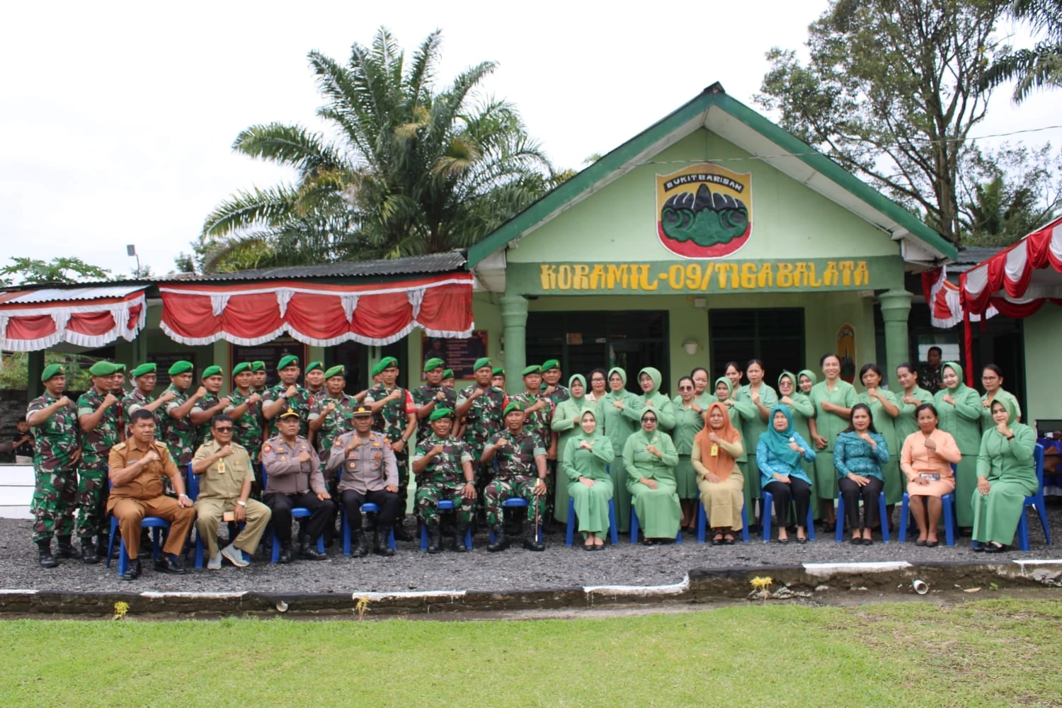 Kunjungan Kerja Ke Koramil Jajaran, Upaya Dandim 0207/Simalungun Dekat Dengan Anggota