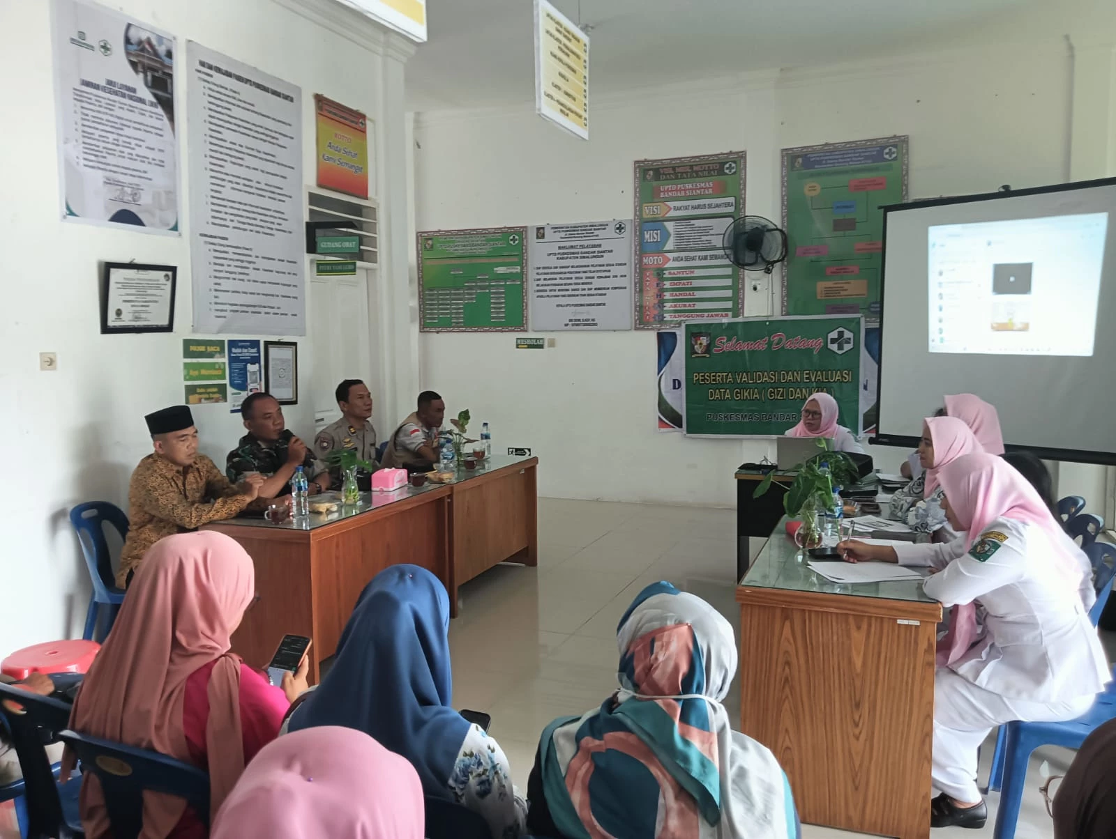 Danramil Bangun Hadiri Rapat Koordinasi Mini Lokakarya Lintas Sektoral 