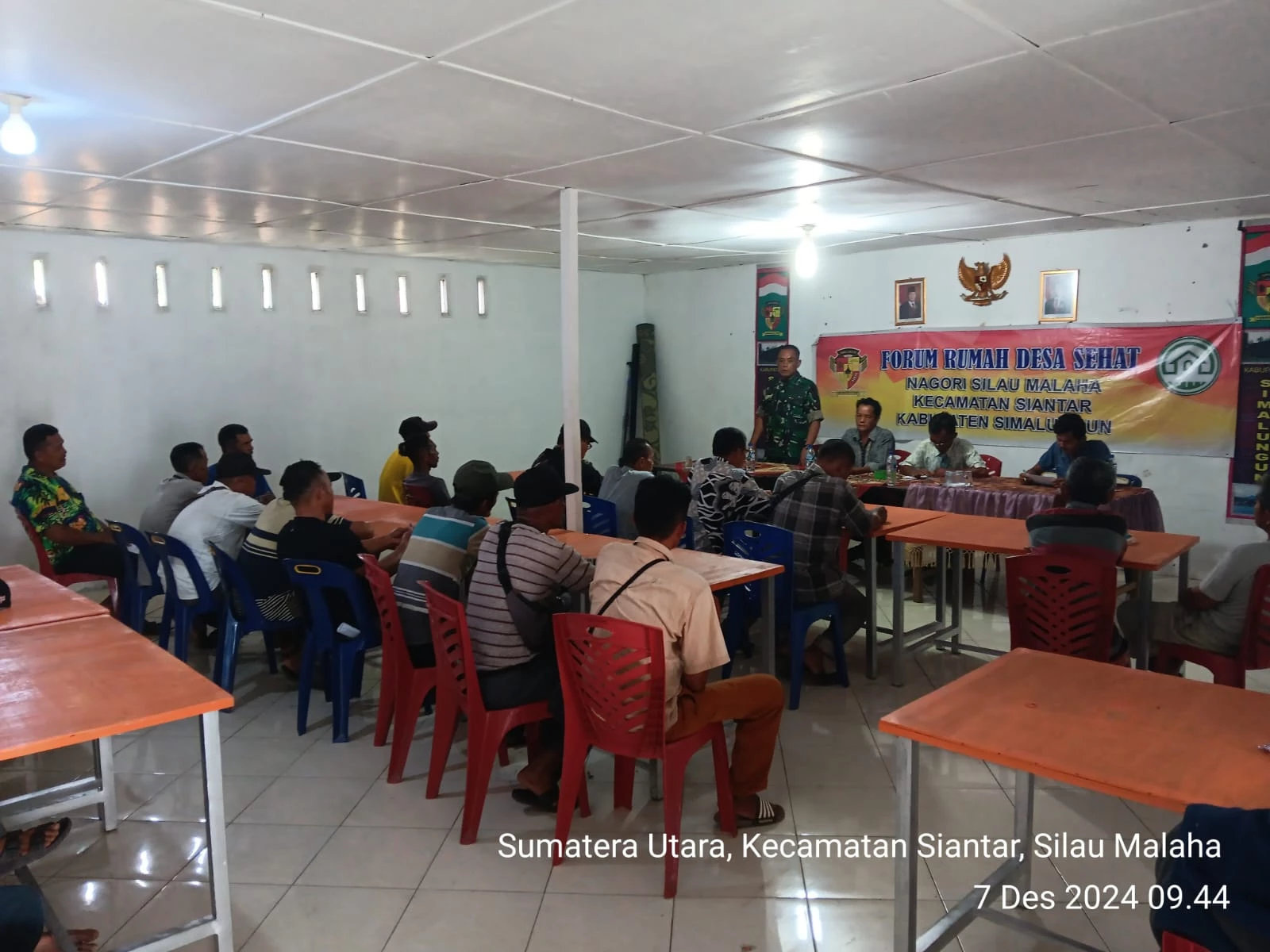 Danramil 08/Bangun Menghadiri Kegiatan Rapat Bersama Kelompok Tani