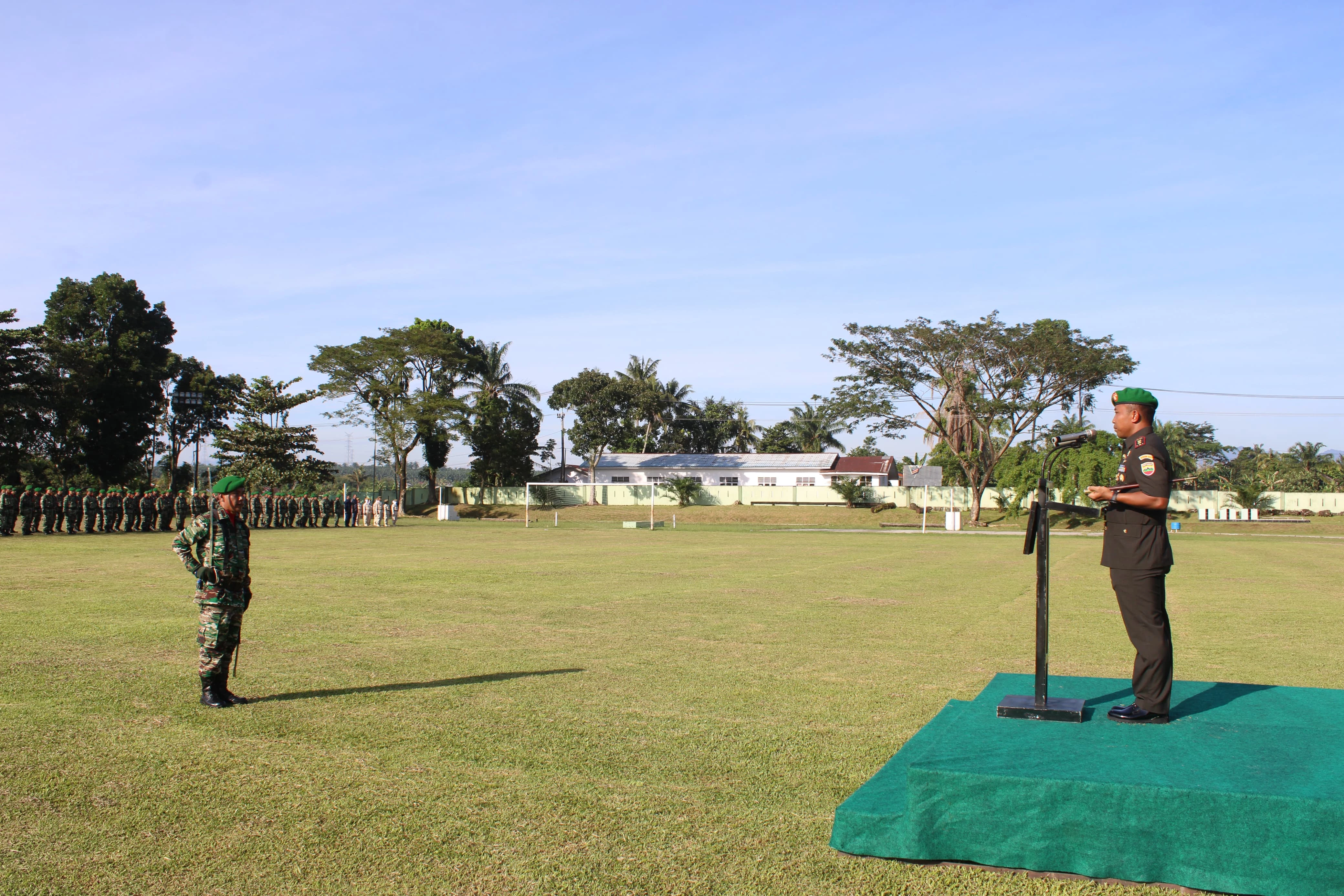 Peringati Hari Juang TNI AD  Ke - 79 Tahun 2024 Dandim 0207/ Simalungun Bacakan Amanat KASAD