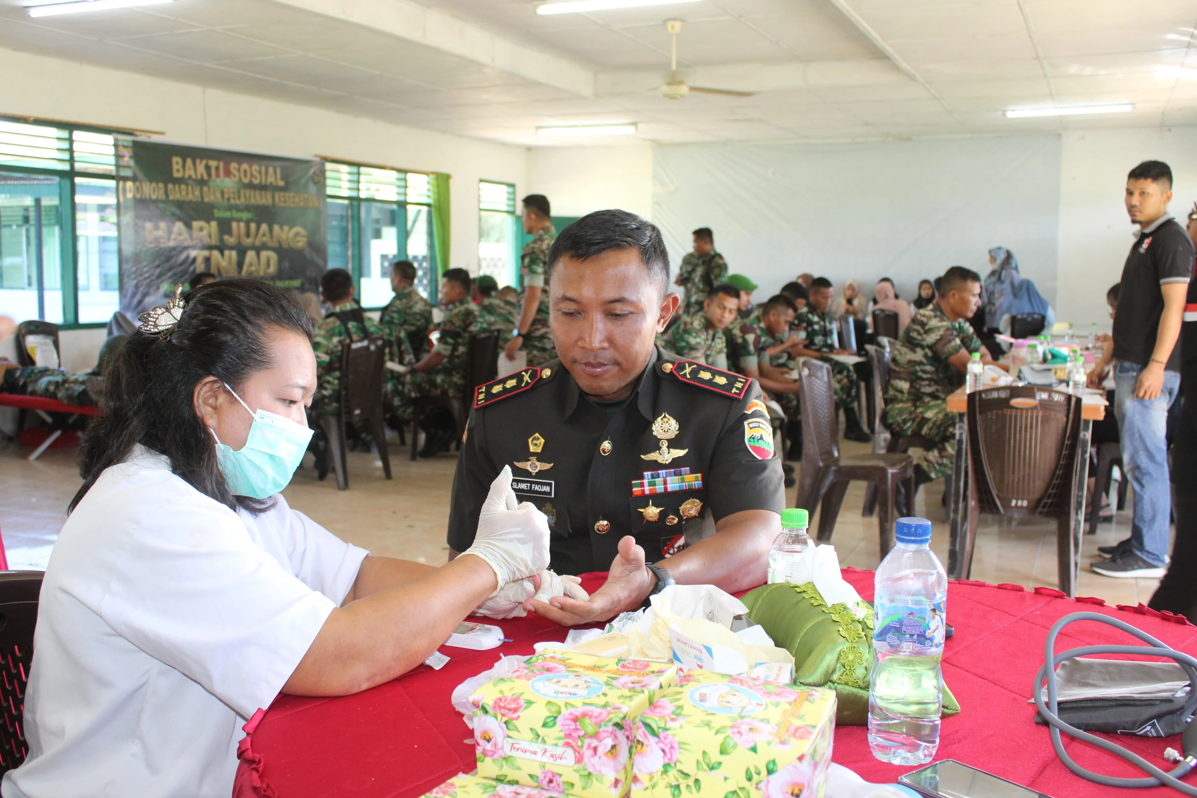 Kodim 0207 Simalungun Adakan Bakti Sosial, Donor Darah, dan Pelayanan Kesehatan Gratis dalam Rangka Peringatan Hari Juang TNI AD Tahun 2024