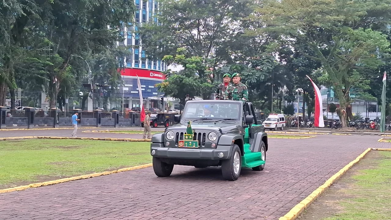 Dandim 0207/Simalungun Hadiri Upacara Hari Juang Korps Infanteri ke-76 Dipimpin Pangdam I/Bukit Barisan 