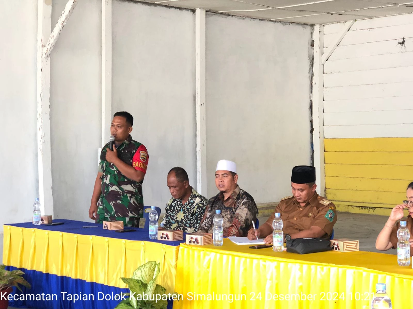 Babinsa Hadiri Musrenbang di Nagori Dolok Maraja 