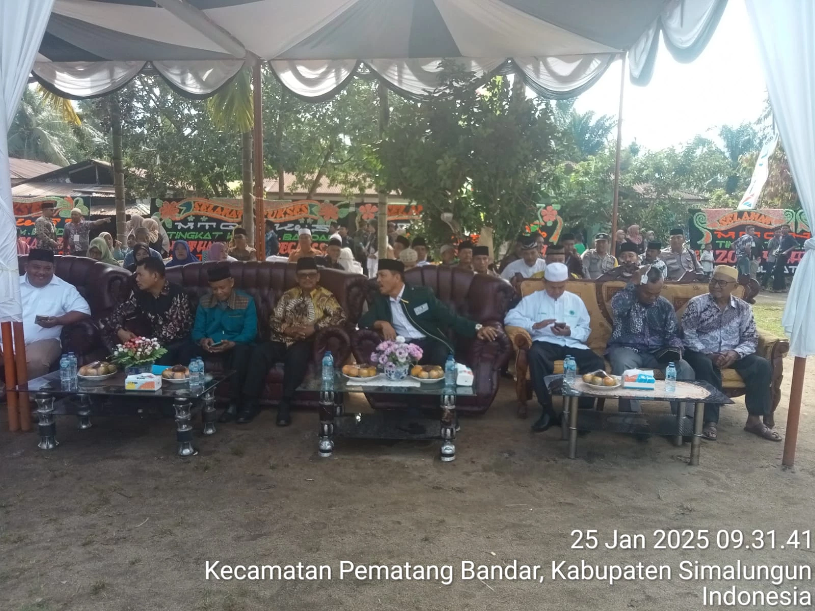 Babinsa Hadiri Acara Musabaqoh Tilawatil Quran (MTQ) Ke-51 tingkat Kecamatan Pematang Bandar