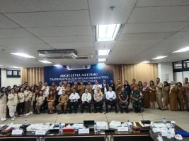 Perwira Penghubung Kodim 0207/SML Hadiri High Level Meeting TPID Kabupaten Simalungun