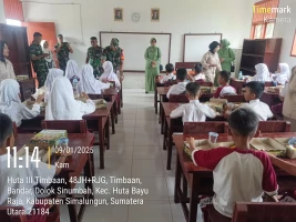 Kodim 0207/Simalungun Kembali Menggelar Makan Sehat