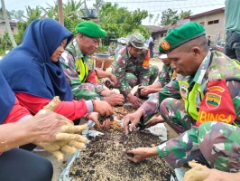 Program Unggulan Kepala Staf Angkatan Darat, Kodim 0207/Sml Dan Jajaran Lakukan Pembibitan Metode Bola Benih