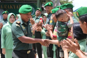 Guna Memberikan Pelayanan Terbaik Kepada Masyarakat Dandim 0207/Simalungun Berikan Motivasi Kepada Babinsa.