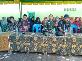 Babinsa Hadiri Acara Pengajian Bulanan di Kelurahan Tiga Balata