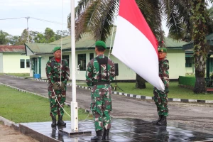 Pimpin Upacara Bendera, Ini Pesan Kasdim 0207/Simalungun