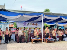 Babinsa Koramil Siantar Utara Hadiri Pelantikan Dan Pengukuhan Majelis Pembimbing Gugus Depan, dan Pembina  Gugus depan Kecamatan Siantar Utara.