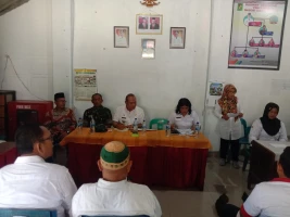 Evaluasi Pelaksanaan Pembangunan, Danramil 08/Bangun Hadiri Rapat Harongguan