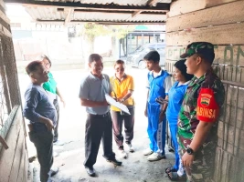 Antisipasi Penyakit DBD, Babinsa Koramil Siantar Selatan Datangi Rumah warga 