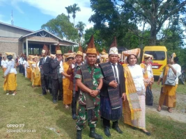 Danramil 19/Silau Kahean Hadiri Pesta Rondang Bintang ke 34 Di Simalungun.